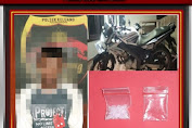 Polsek Keluang Amankan pengguna Narkotika Jenis sabu