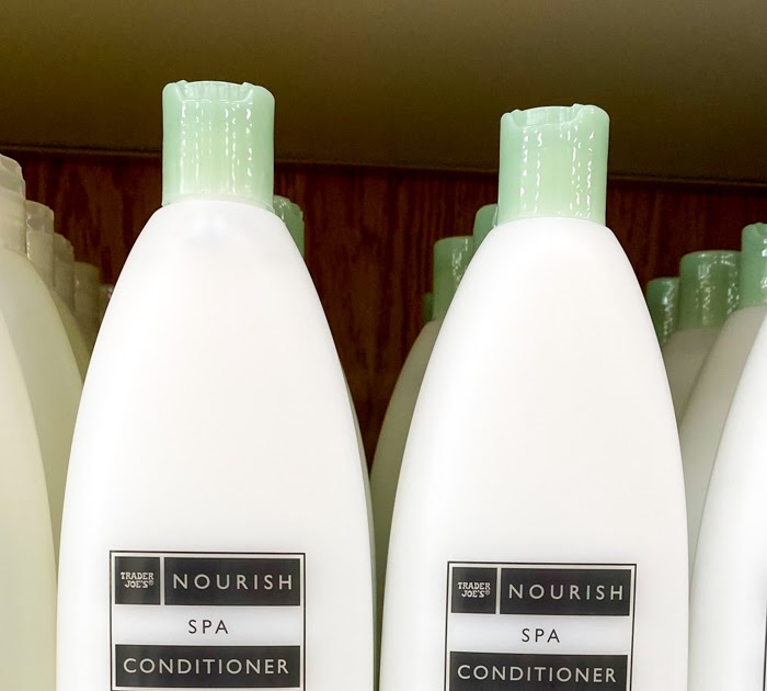 Trader Joe's Nourish Spa Conditioner Review Sweet on Trader Joe's