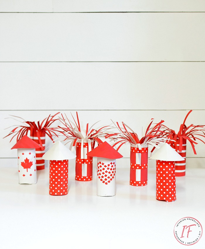 Toilet Roll Crafts - Red Dot