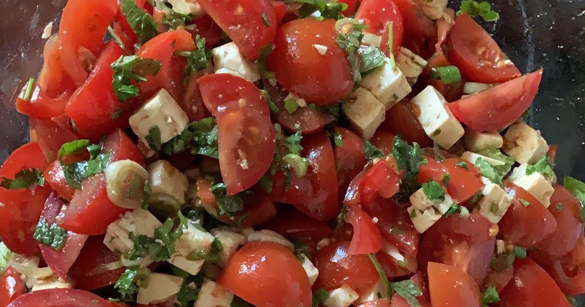 Tomaten- Feta Salat