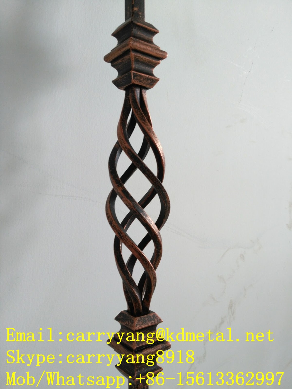 Wrought Iron Products Manufacturer Long Basket Wrought Iron Balusters