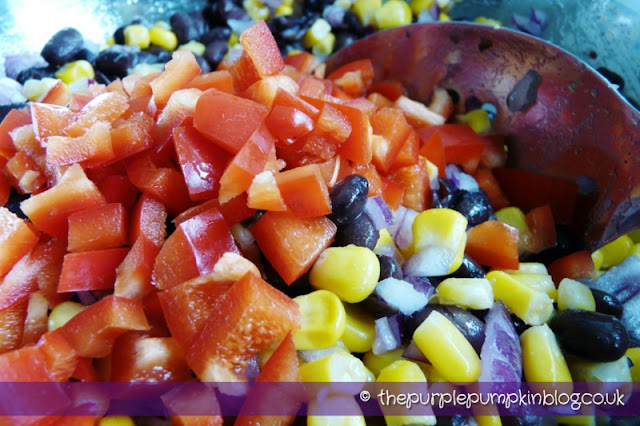 Blackbean, Sweetcorn and Avocado Salsa at The Purple Pumpkin Blog