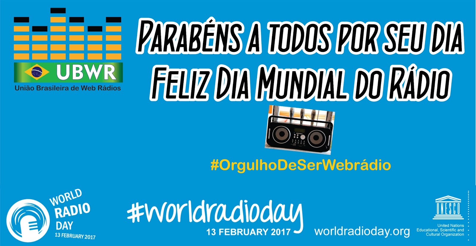 União Brasileira de  Rádios Dia Mundial do Rádio