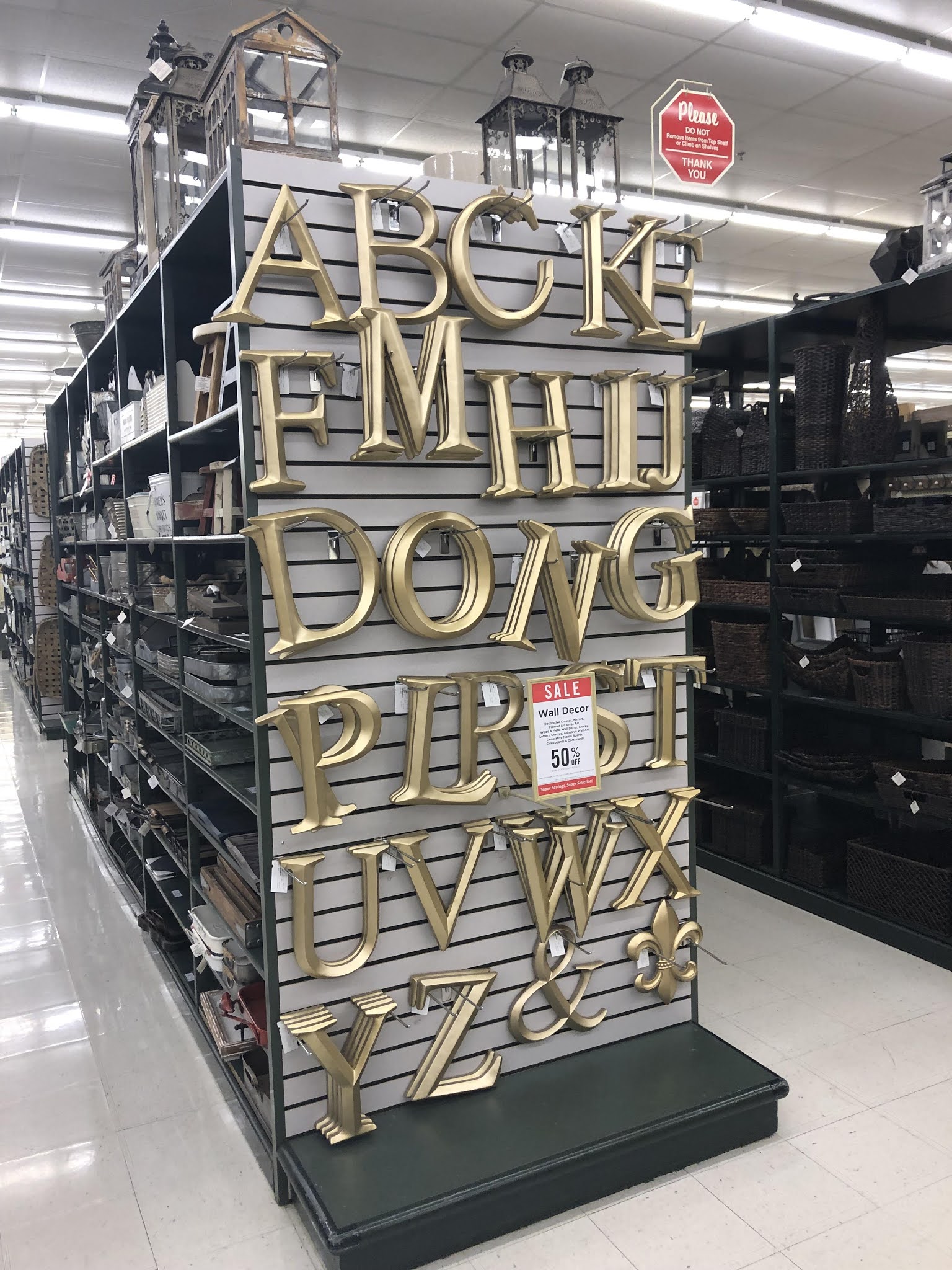 Hobby Lobby Letter Board Thankyou Letter