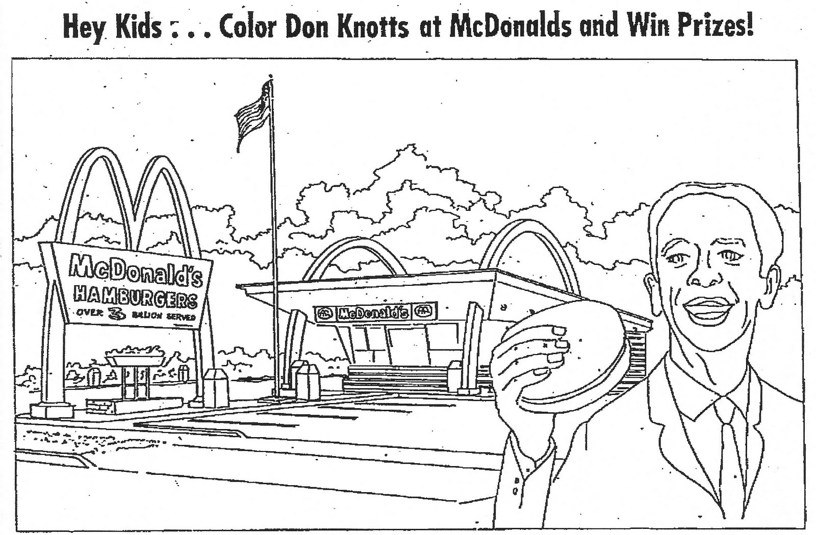 mcdonalds coloring pages - photo #1