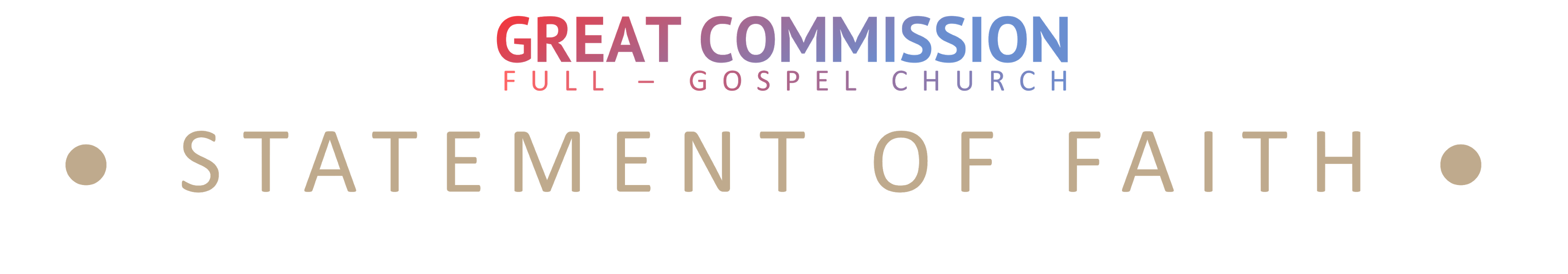 Great Commission FullGospel Church
