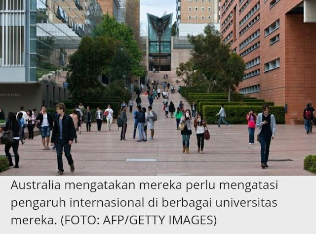 Australia Bikin Satgas Khusus Atasi Pengaruh Cina di Berbagai Kampus September 5, 2019
