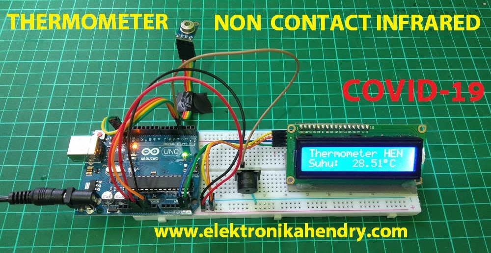 Arduino Part 21. Thermometer non contact IR cocok untuk pengukuran suhu ...