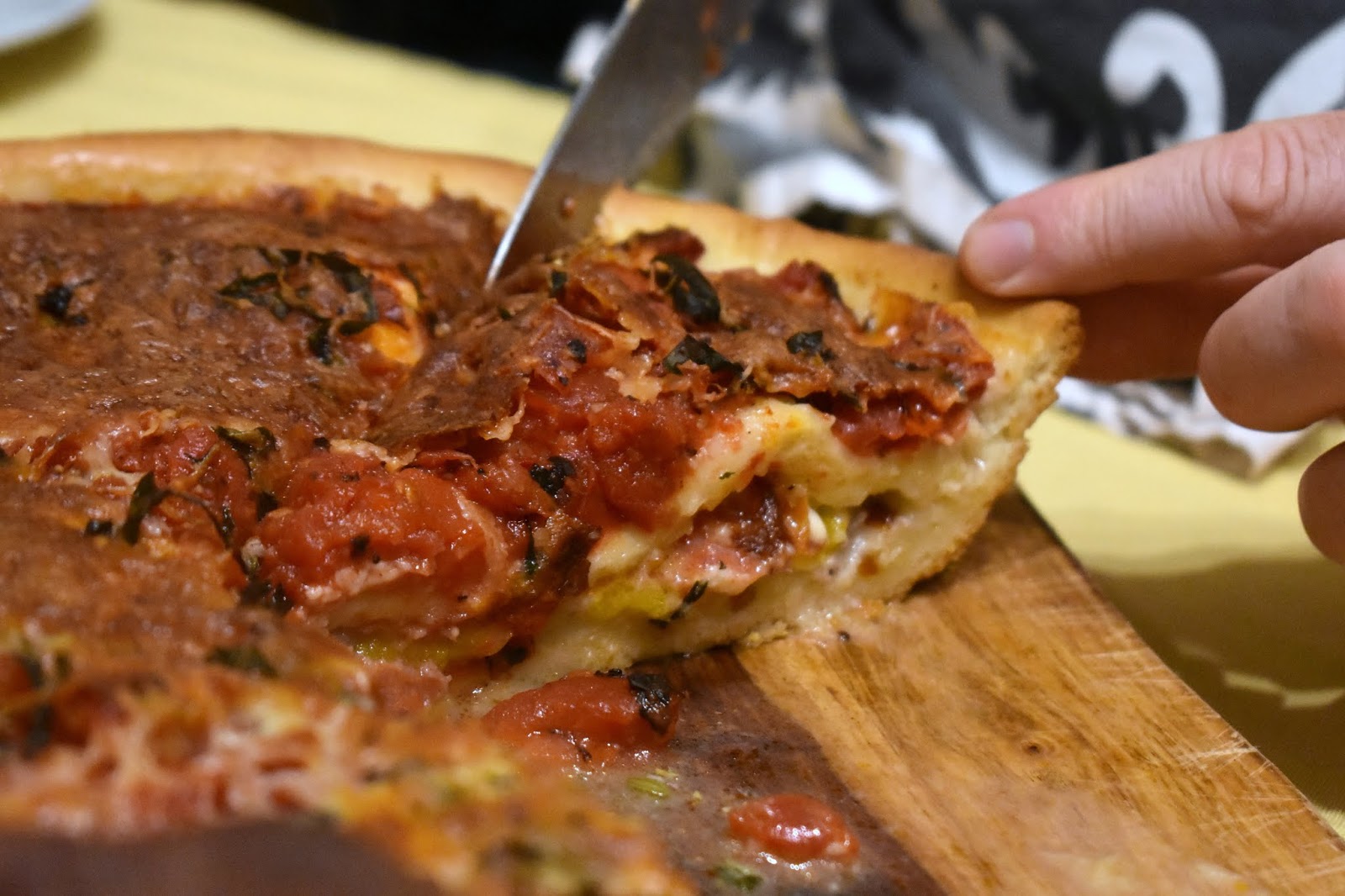 Zachary's Chicago Style Stuffed Pizza, My Version Anyway