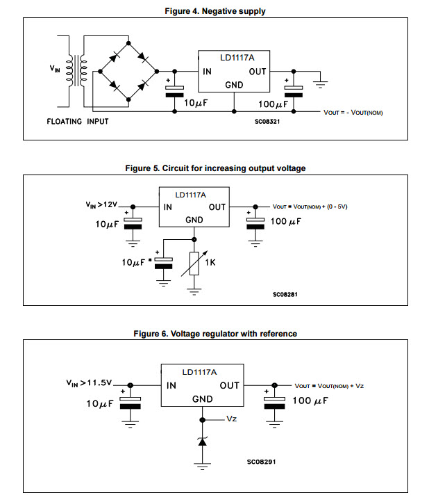 Ams1117 datasheet на русском схема включения