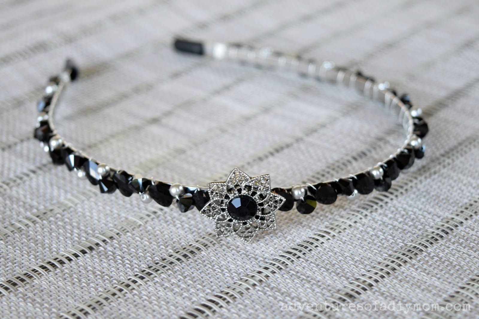 How to Make a Wire and Bead Wrapped Headband Adventures of a DIY Mom