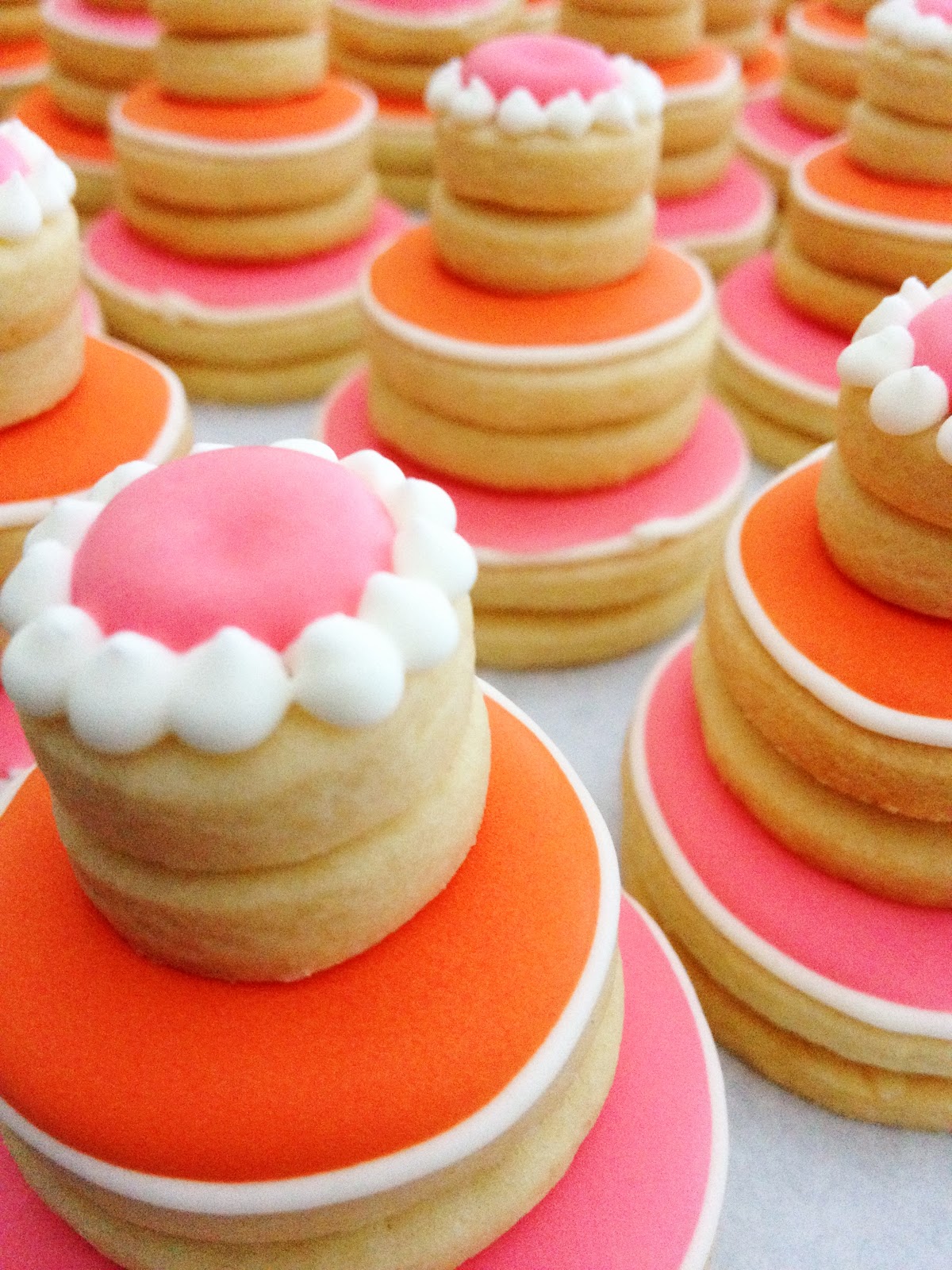 Dough and Batter bridal shower cookie cake favors