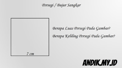 rumus luas persegi, rumus keliling persegi, bangun ruang, belajar matematika, rumus persegi, rumus bujur sangkar,