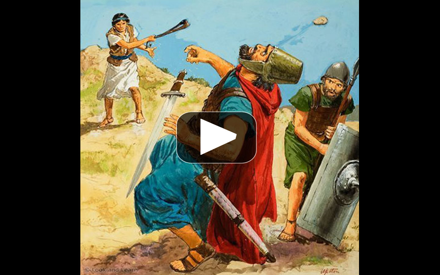Голиаф и давид картина репина