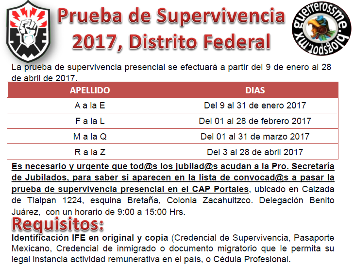Supervivencia Luz Y Fuerza Del Centro 2016 | supervivencia luz y fuerza 2016 prueva de supervivencia de Supervivencia Luz Y Fuerza Del Centro 2016 | supervivencia luz y fuerza 2016 prueva de supervivencia de
