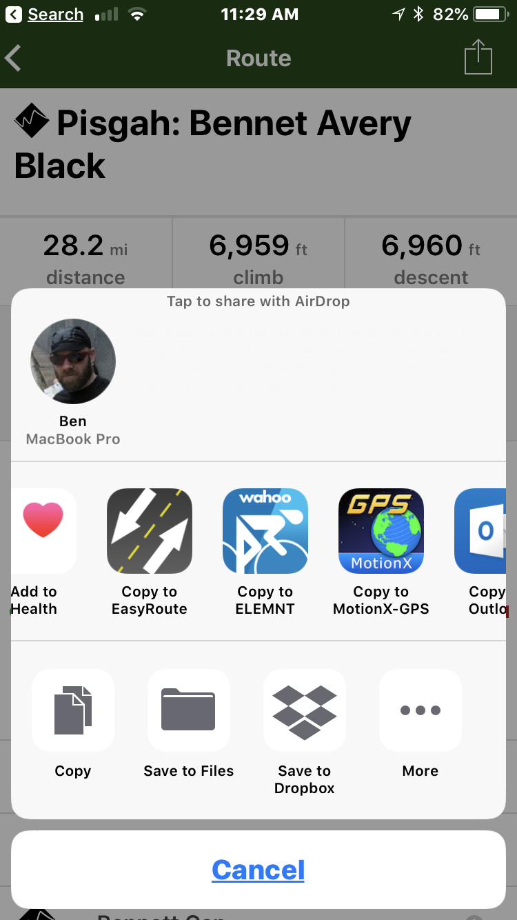 wahoo elemnt trailforks