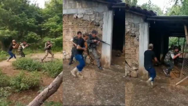 VIDEO: Ni los GAFES el video donde Sicarios se graban practicando tácticas y se presume son de La Familia Michoacana