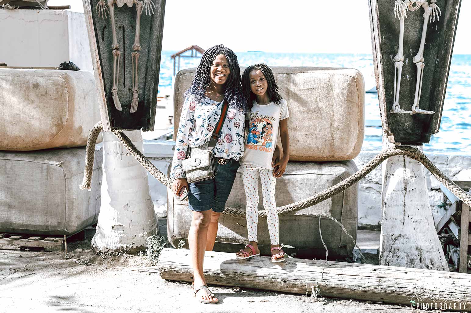 Mom and Daughter Traveling