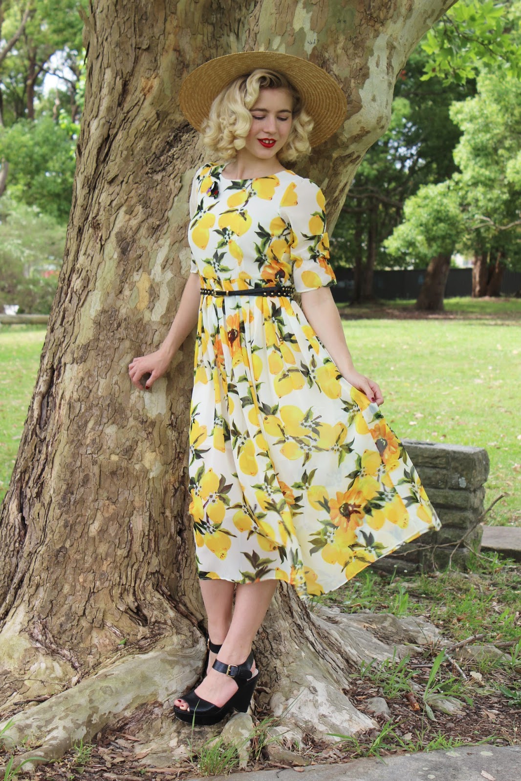 The Lemon Dress | GracefullyVintage