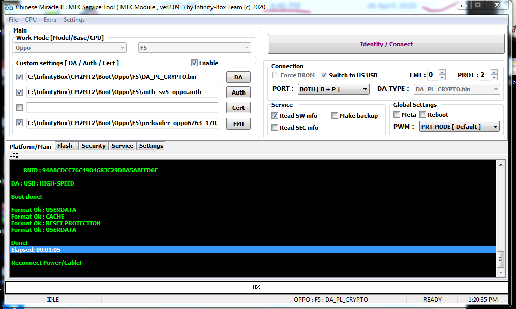 Oppo F5 CPH1723 Test Point Link