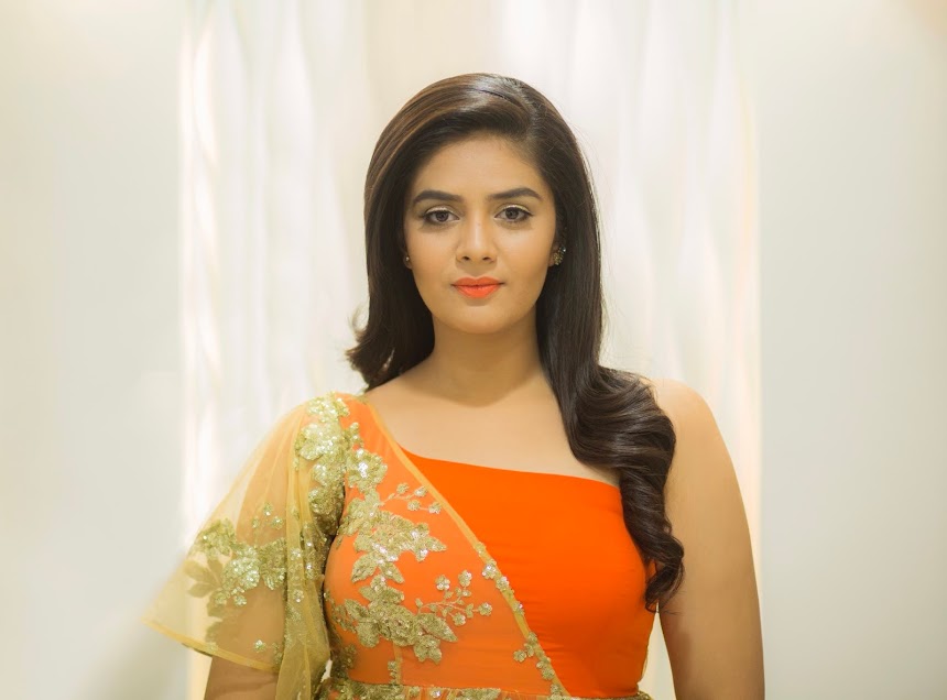 SreeMukhi stills at Zee Golden Awards