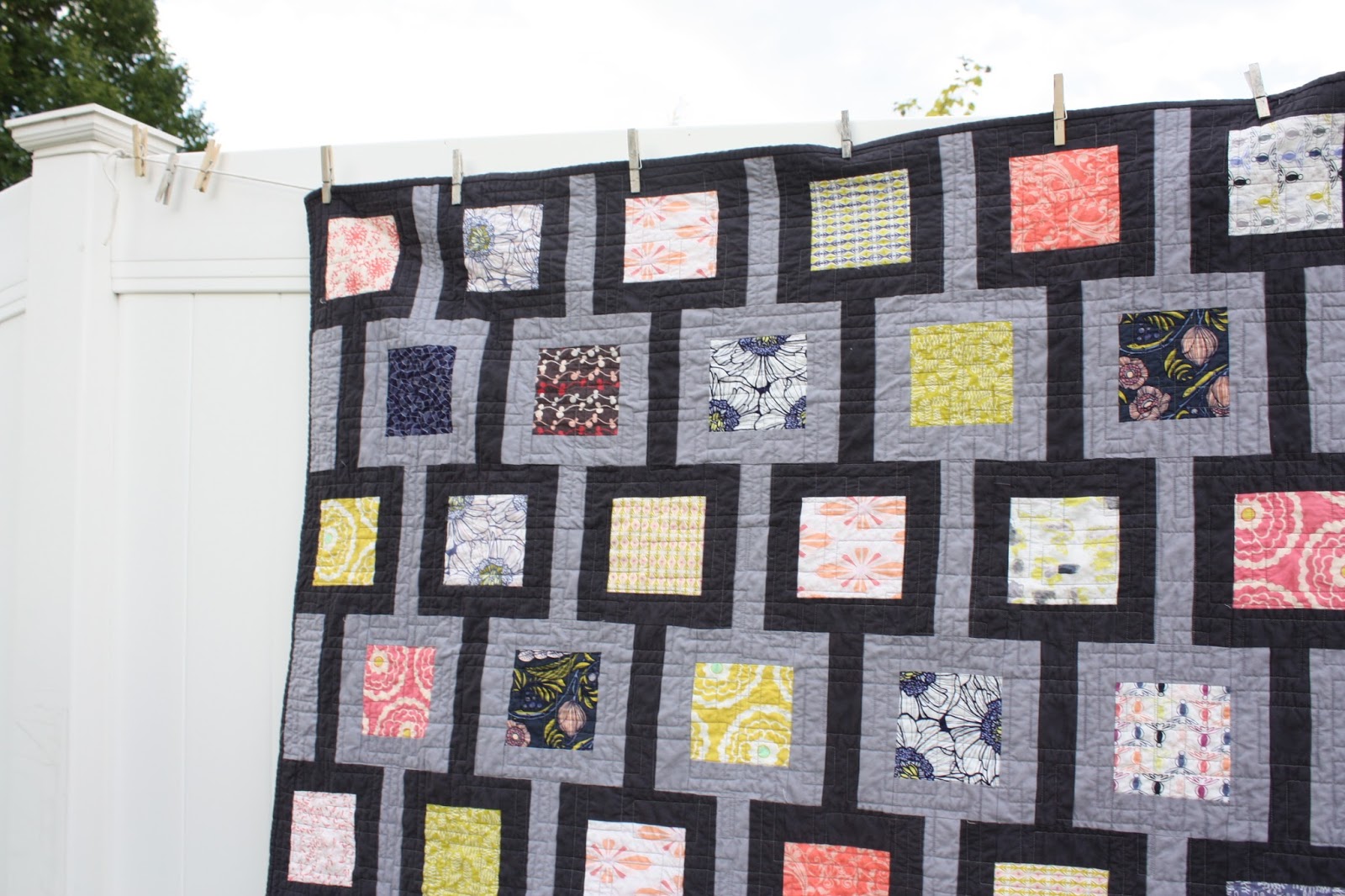 Modern Chain-Linked Quilt - Diary of a Quilter - a quilt blog