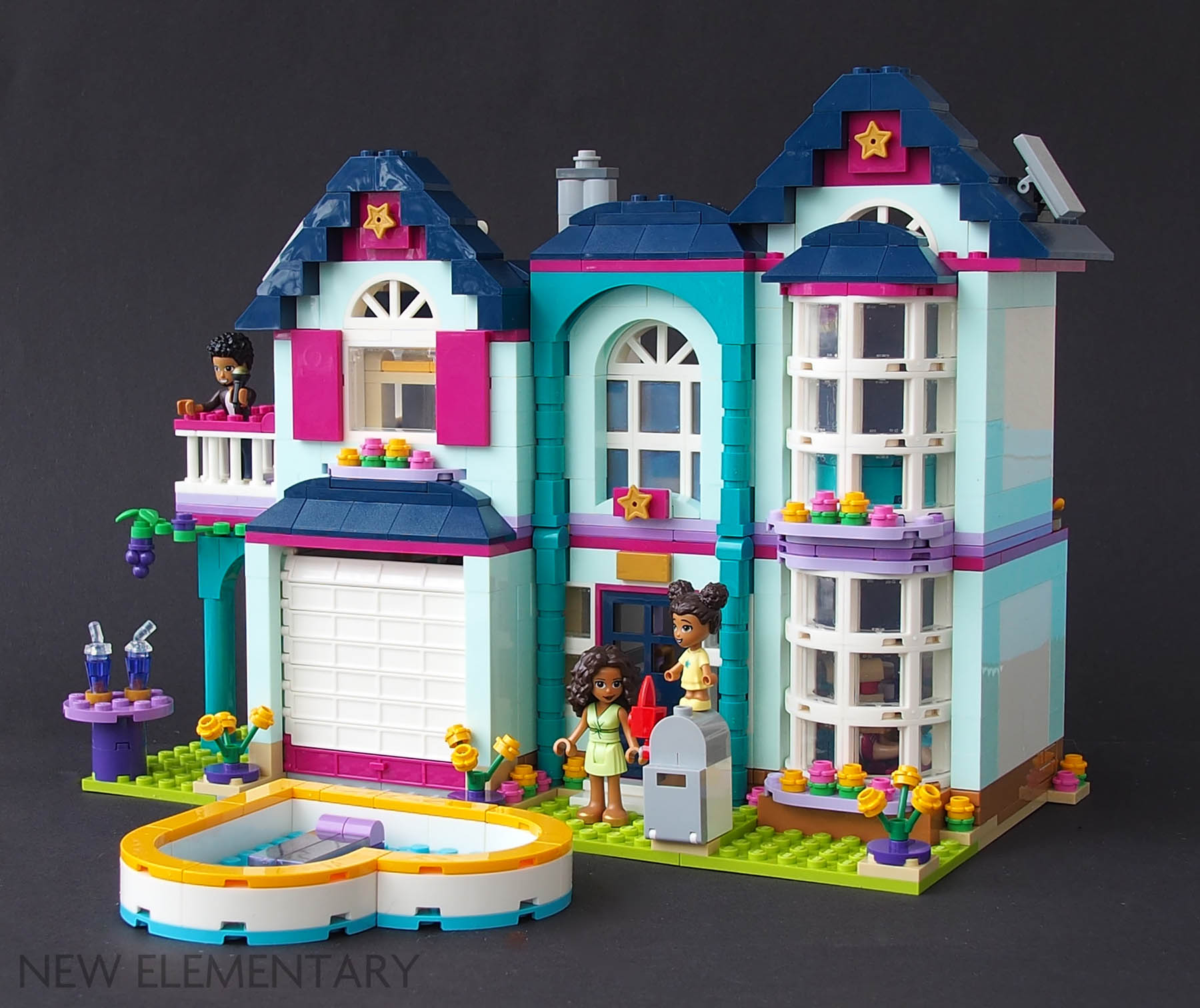 LEGO® Friends review + MOC: 41449 Andrea's Family House | New Elementary: LEGO® parts, and techniques