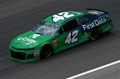 Kyle Larson posted the best 10-consecutive lap average in final practice for the Monster Energy NASCAR Cup Series KC Masterpiece 400 at Kansas Speedway 