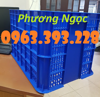 Sọt nhựa công nghiệp, sọt rỗng cao 39, sóng nhựa HS005 Cao392