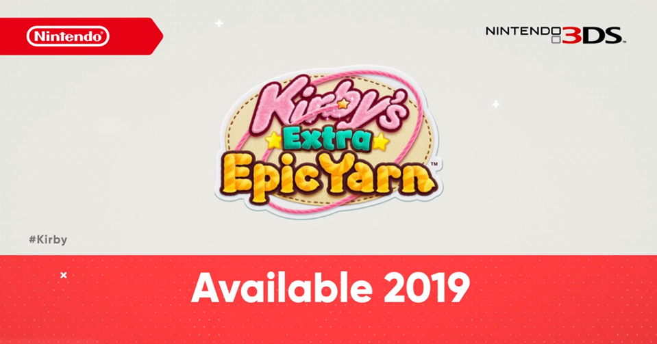Kirby's Extra Epic Yarn chega ao Nintendo 3DS em 2019 Nintendo Blast