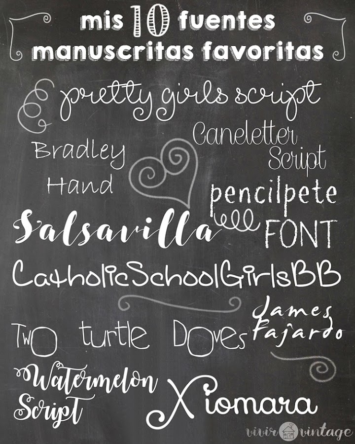 fuentes manuscritas para descargar gratis