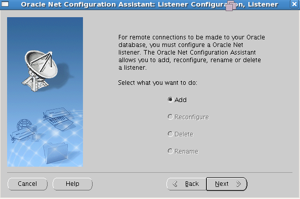 Creating An Oracle Listener Using Netca