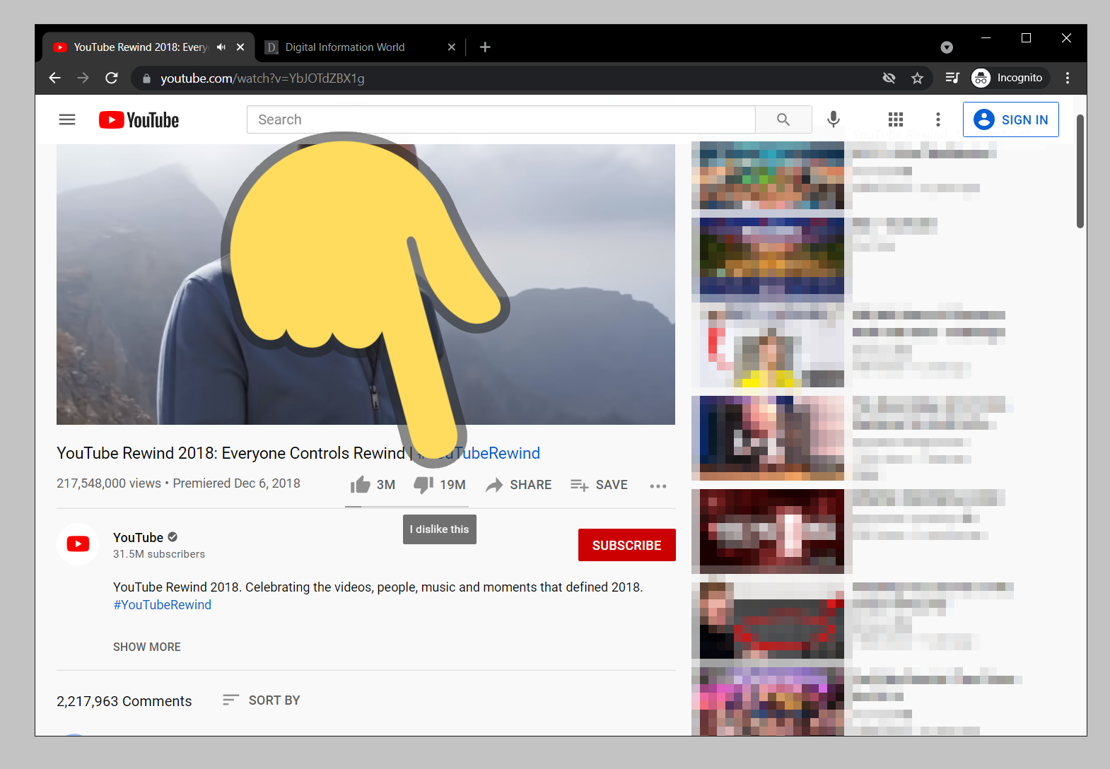 YouTube Is About To Say Goodbye To Dislike Counts From Videos (On The Web)