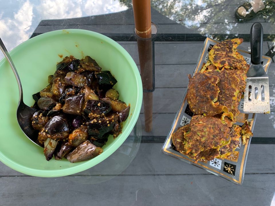 A Vegetarian for One Year Eggplant in Garlic Sauce