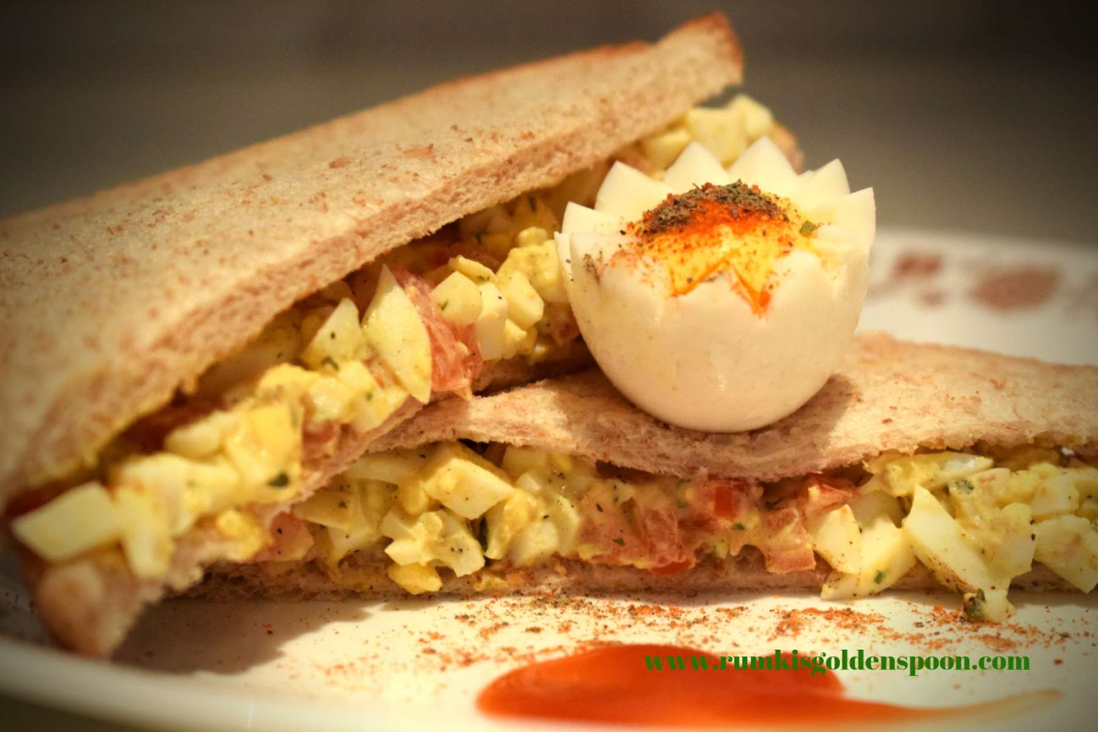 Egg recipe, Egg-Tomato Mayo Sandwich, Quick and easy, classic egg sandwich, tomato sandwich, anda bread sandwich, sheddo dim diye paurutir sandwich, breakfast recipe, snacks recipe