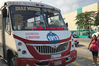 Camion de transporte urbano atropella a mujer en Boca del Río este Martes