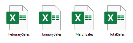 ربط ملفات Excel