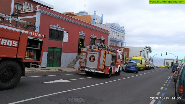 Incendio, ayer, en una vivienda de San Antonio