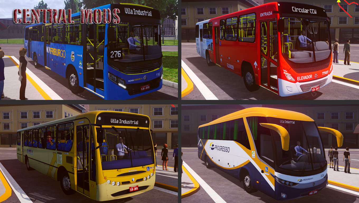 mod onibus escolar proton bus