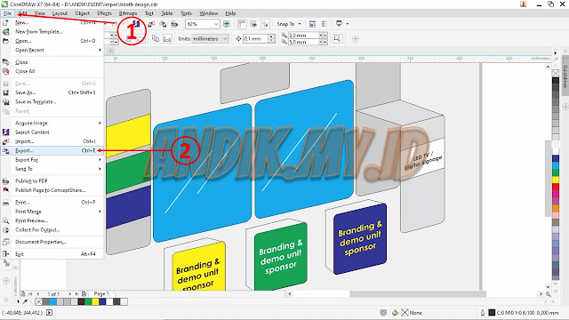 tutorial, tutorial corel draw, corel draw, corel to pdf, 