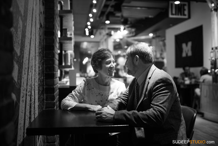 Downtown Ann Arbor Coffee shop Engagement Session - SudeepStudio.com Ann Arbor Wedding Photographer