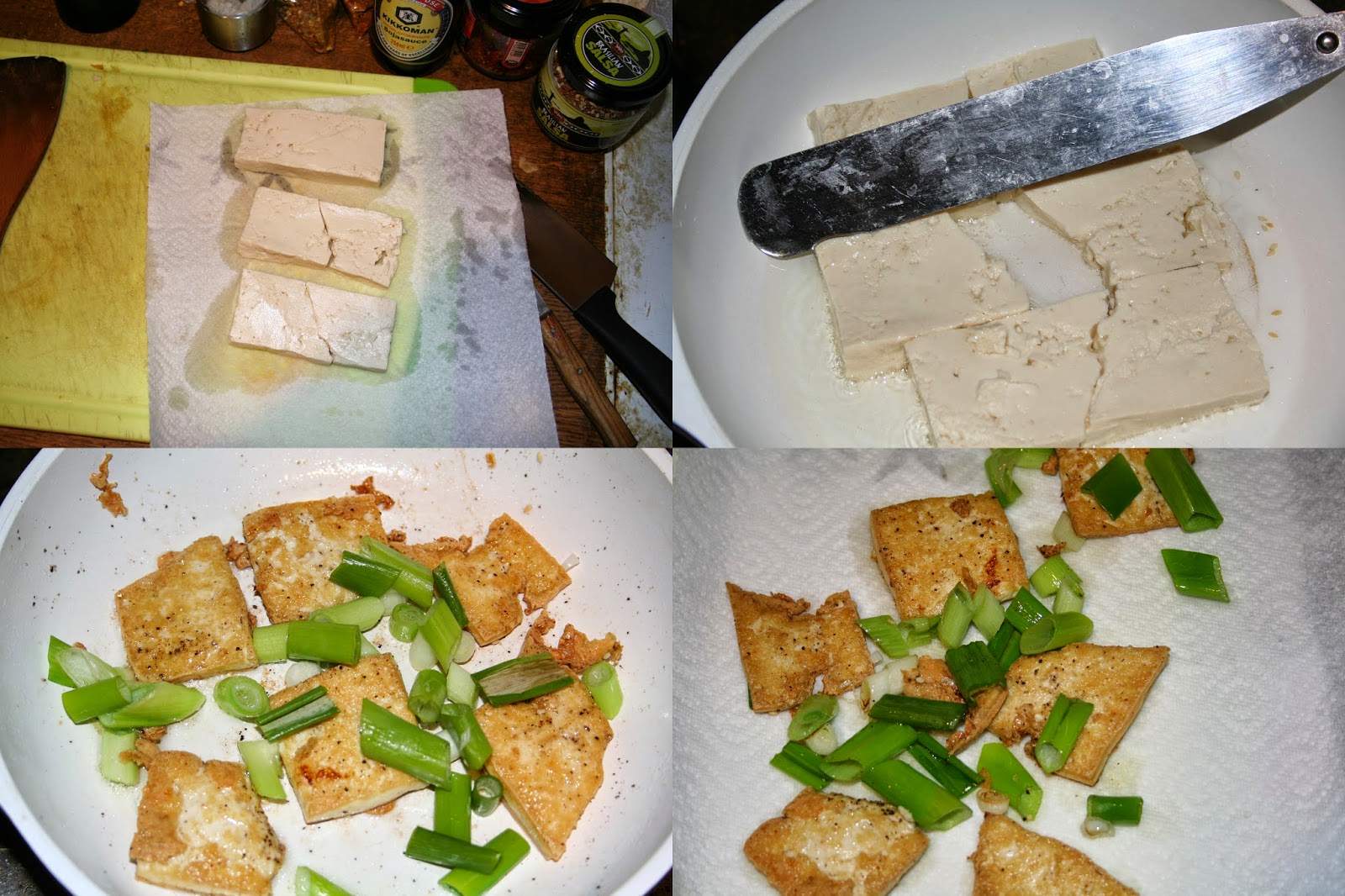 Tofu gebraten
