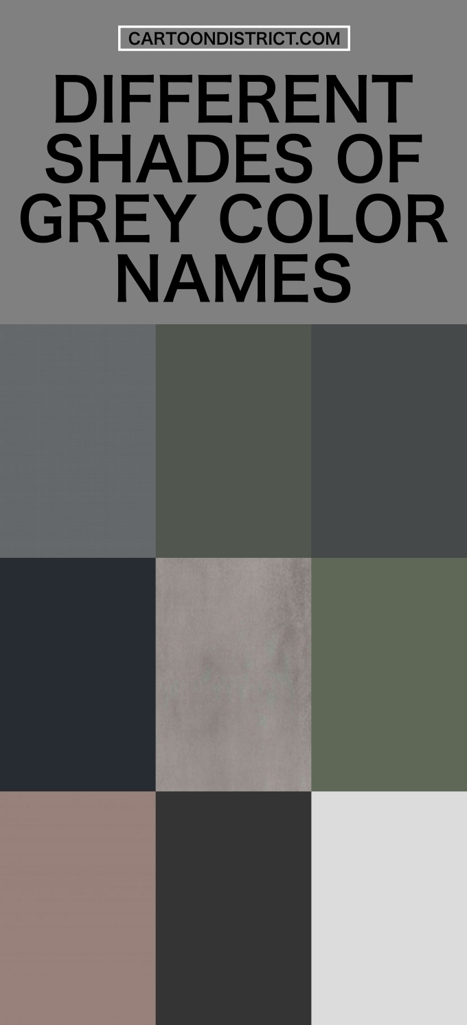 Different Shades Of Grey Color - Template Pages