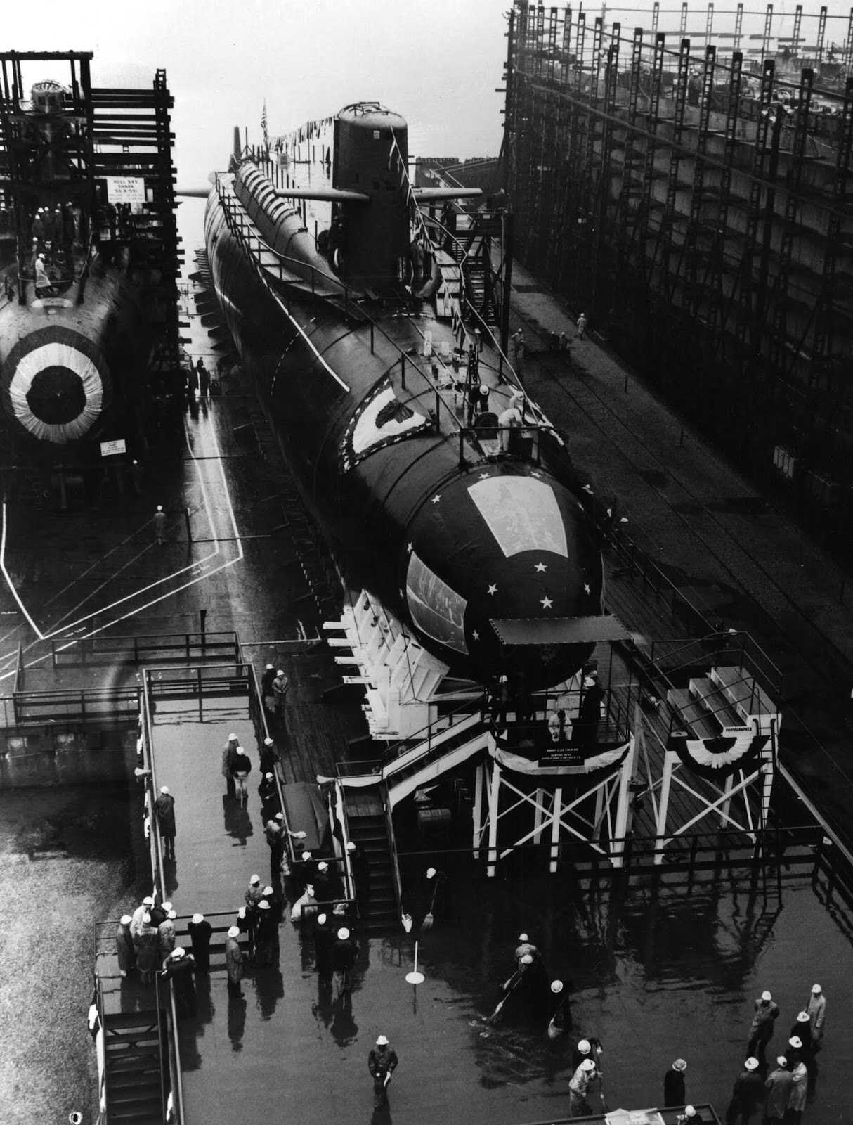 Hampton Roads Naval Museum Sixty Years Ago Third Polaris Submarine a First for Newport News