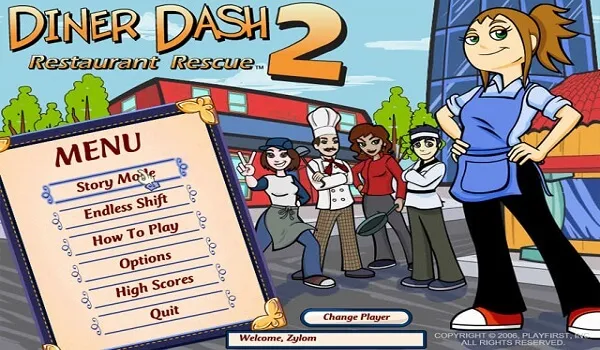تحميل لعبة Diner Dash للكمبيوتر من ميديا فاير برابط واحد