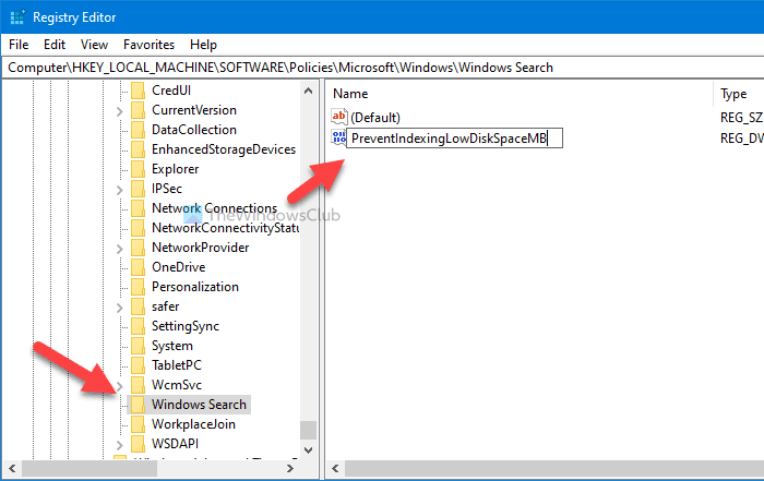 Cómo detener la indexación de búsqueda de Windows cuando hay poco almacenamiento