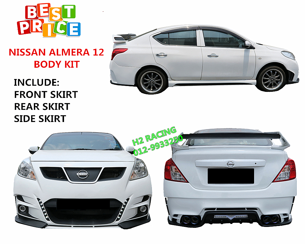 Car Accessories NISSAN ALMERA 12 BODY KIT SET