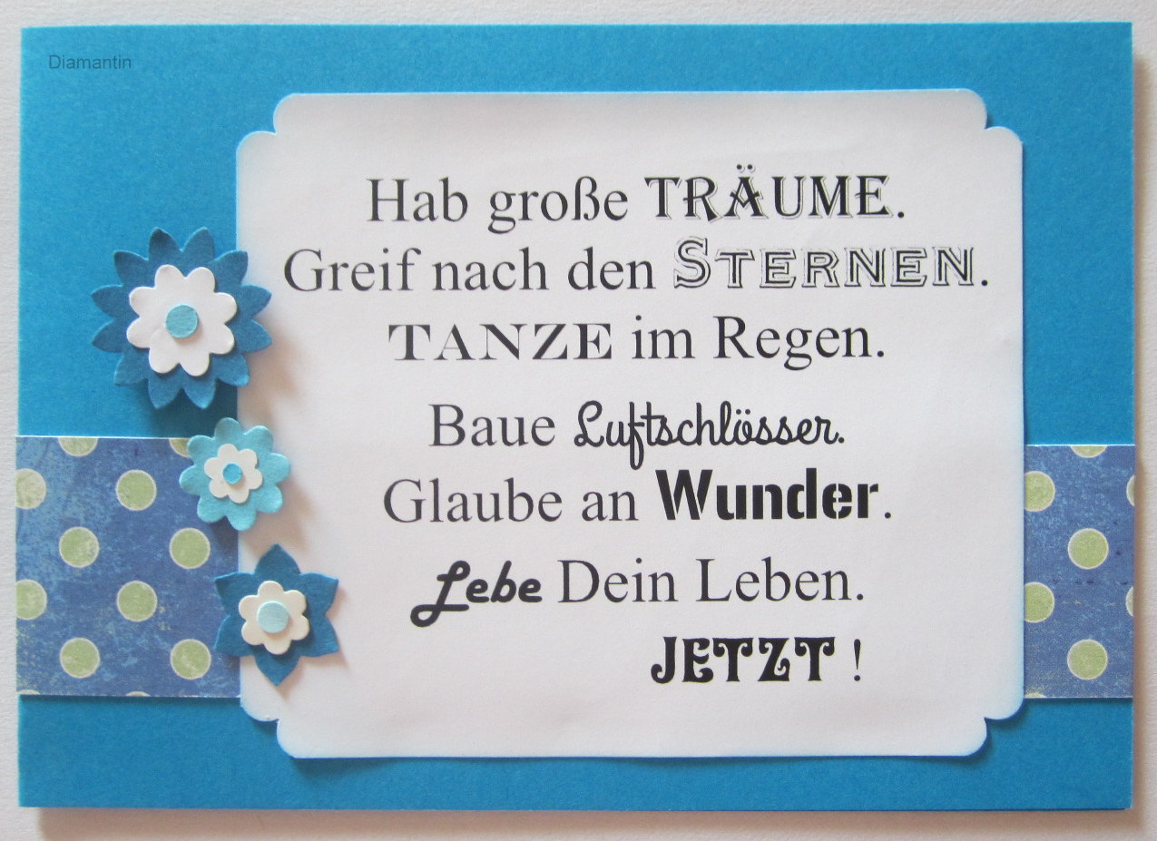 Diamantin´s Hobbywelt Lebe Dein Leben. Jetzt!