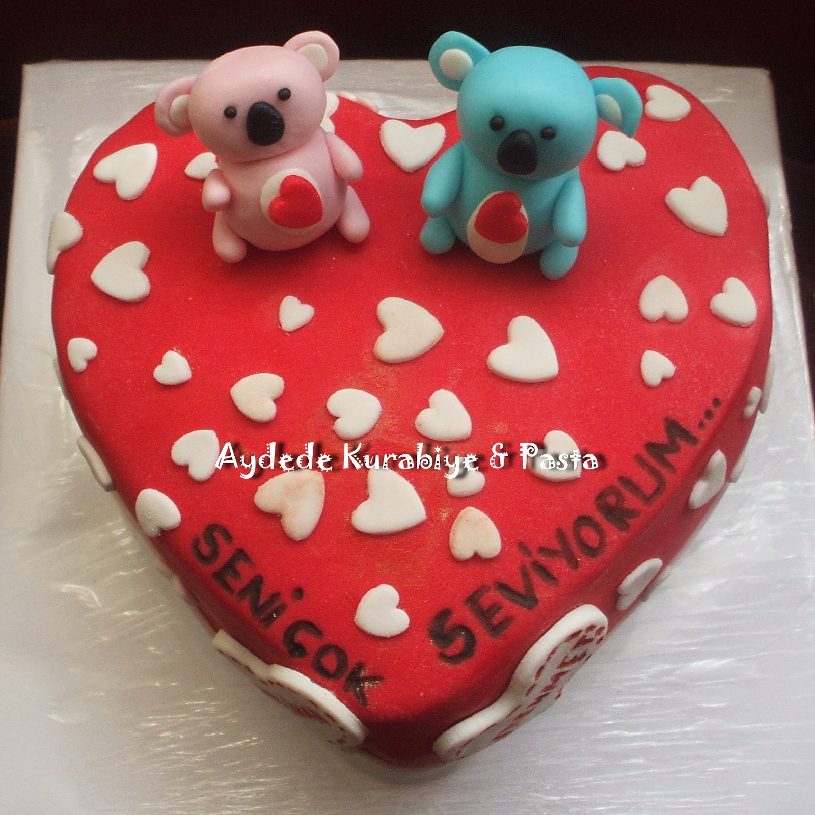 Aydede Kurabiye &amp; Pasta SEVGİLİLER GÜNÜ PASTASI&hellip;.
