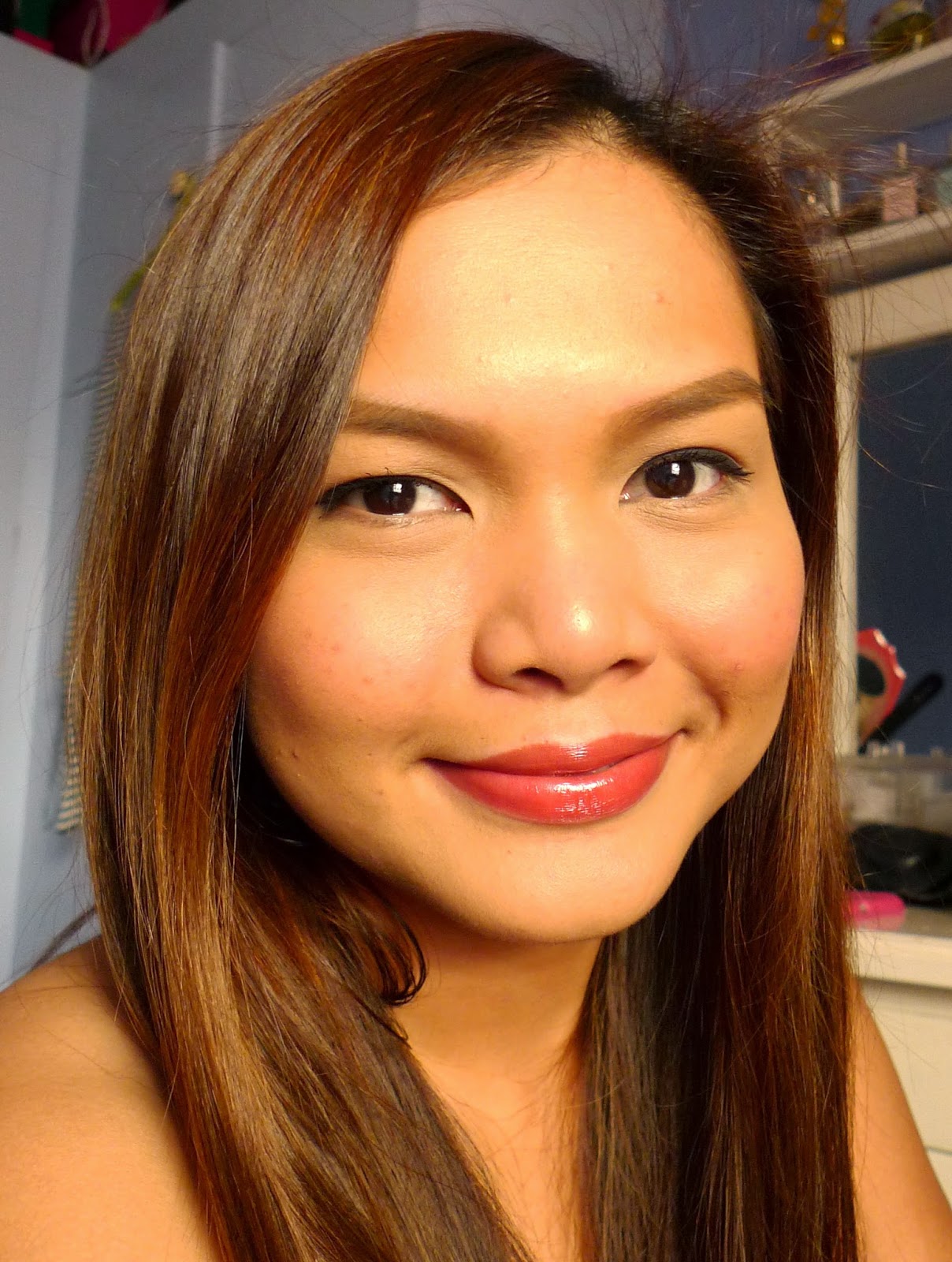 Revlon Super Lustrous Shine Lipstick Rich Girl Red